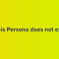 This Persona Does Not Exist