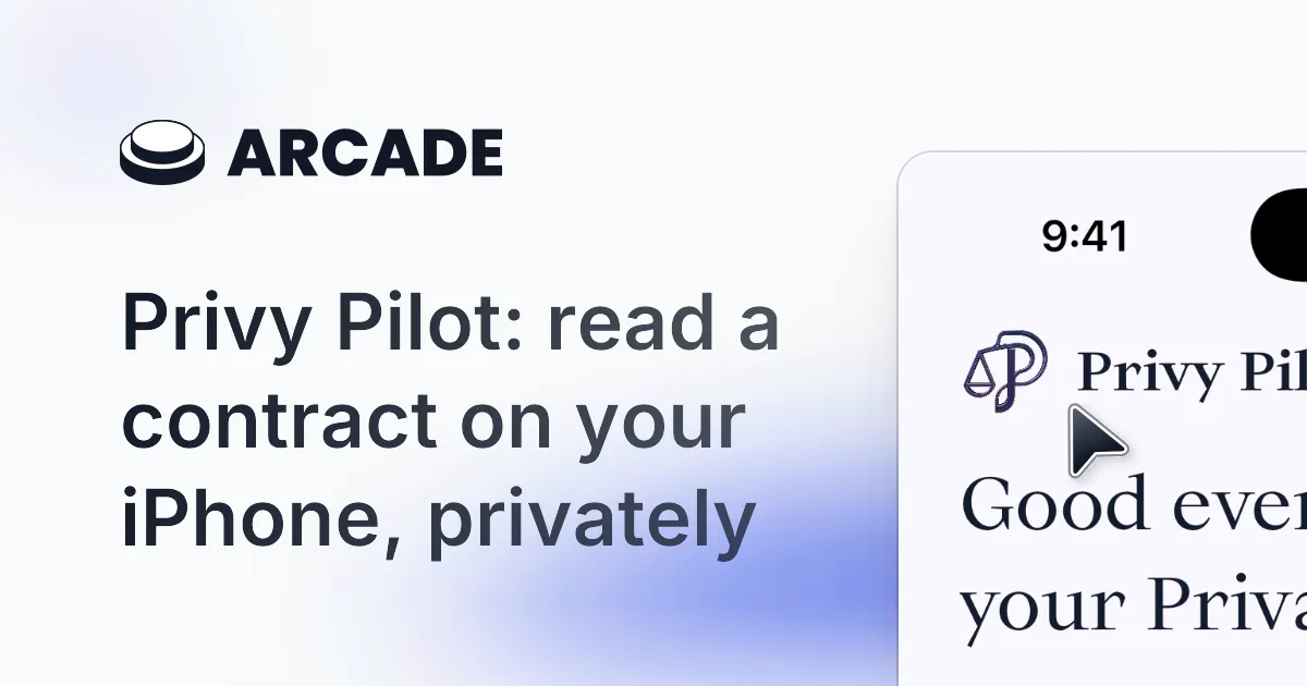 Privy Pilot gallery image