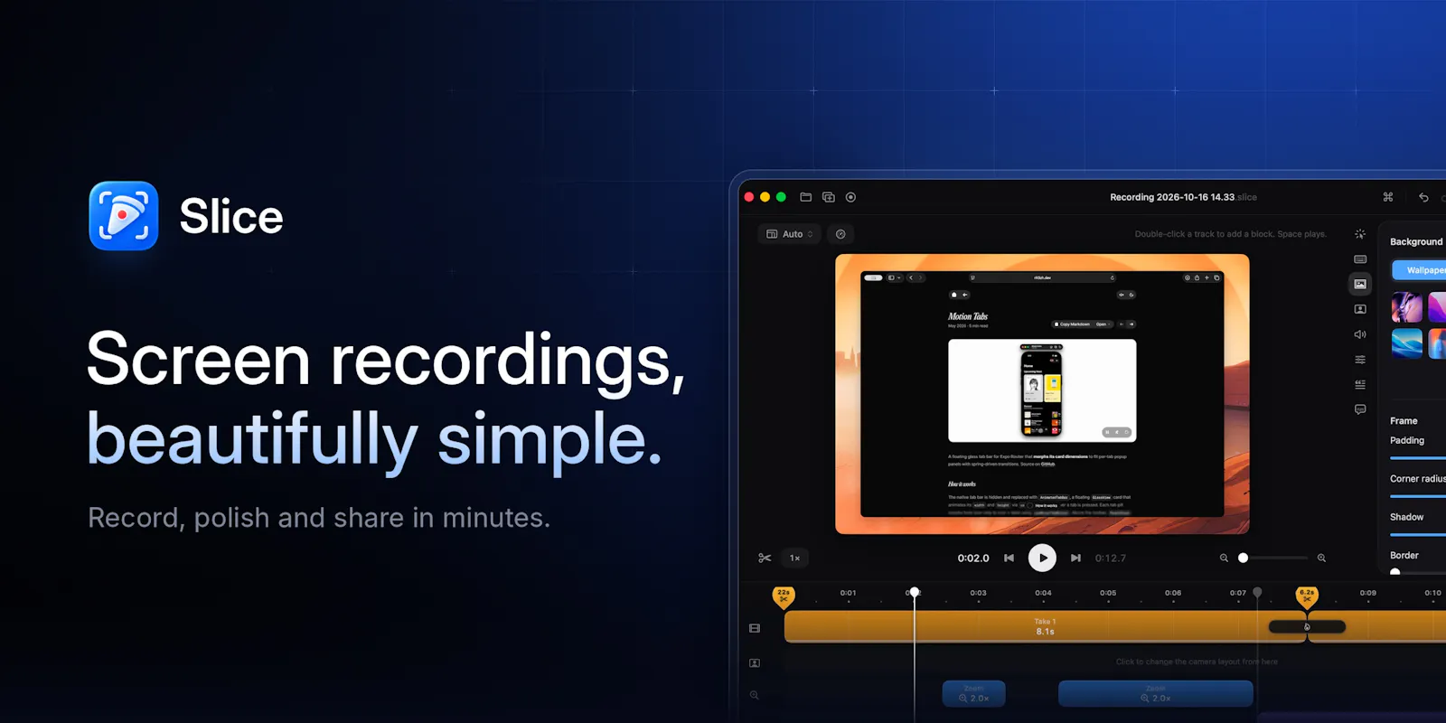 Slice screenshot 2