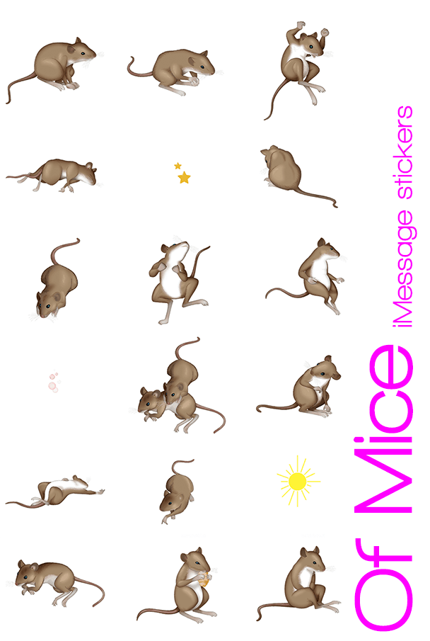 Of Mice stickers gallery image
