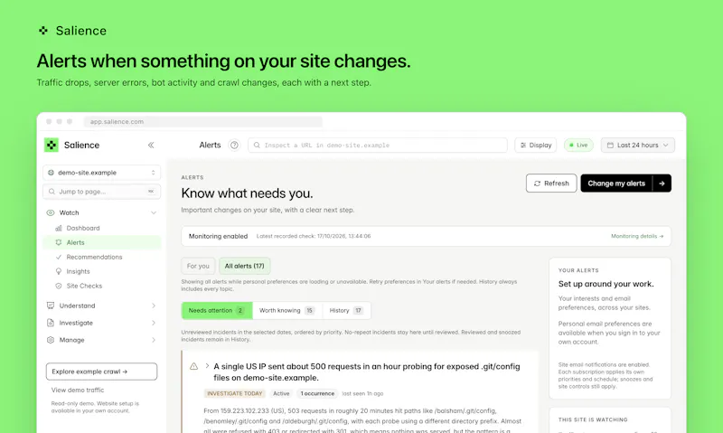 Salience screenshot 3