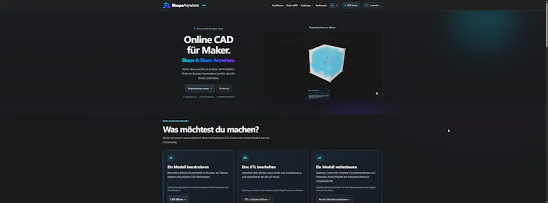ShapeAnywhere - Online CAD screenshot 3