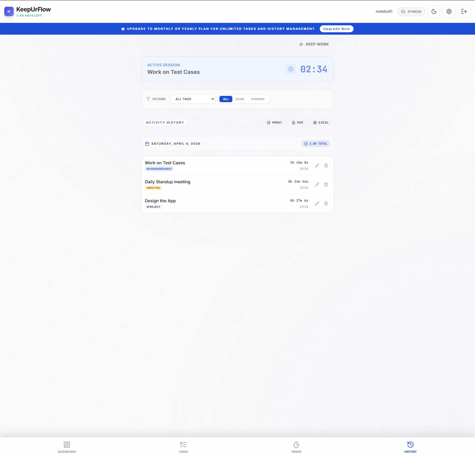 KeepUrFlow screenshot 5