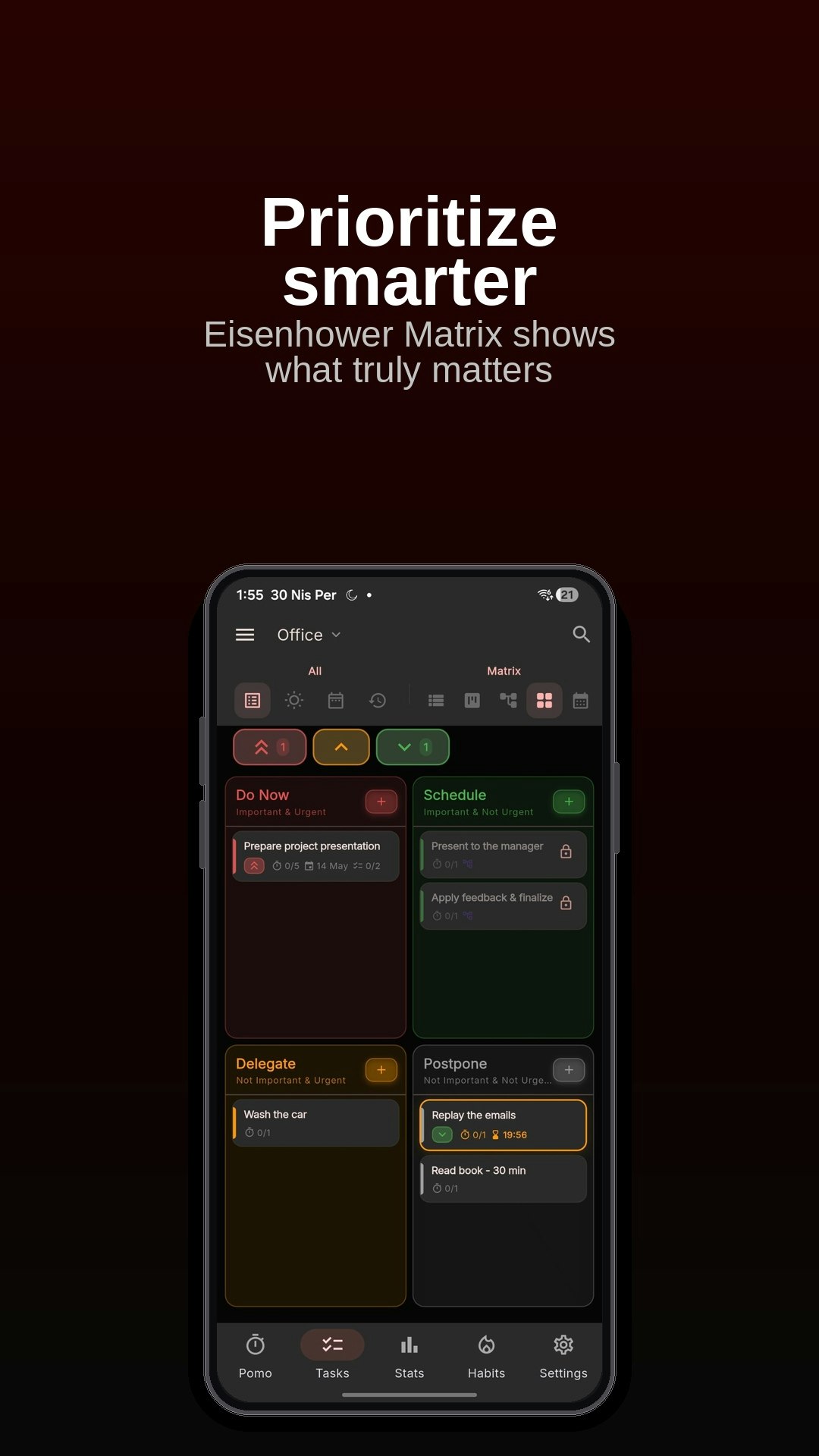 PomoPlan — Pomodoro, Tasks & Habits gallery image