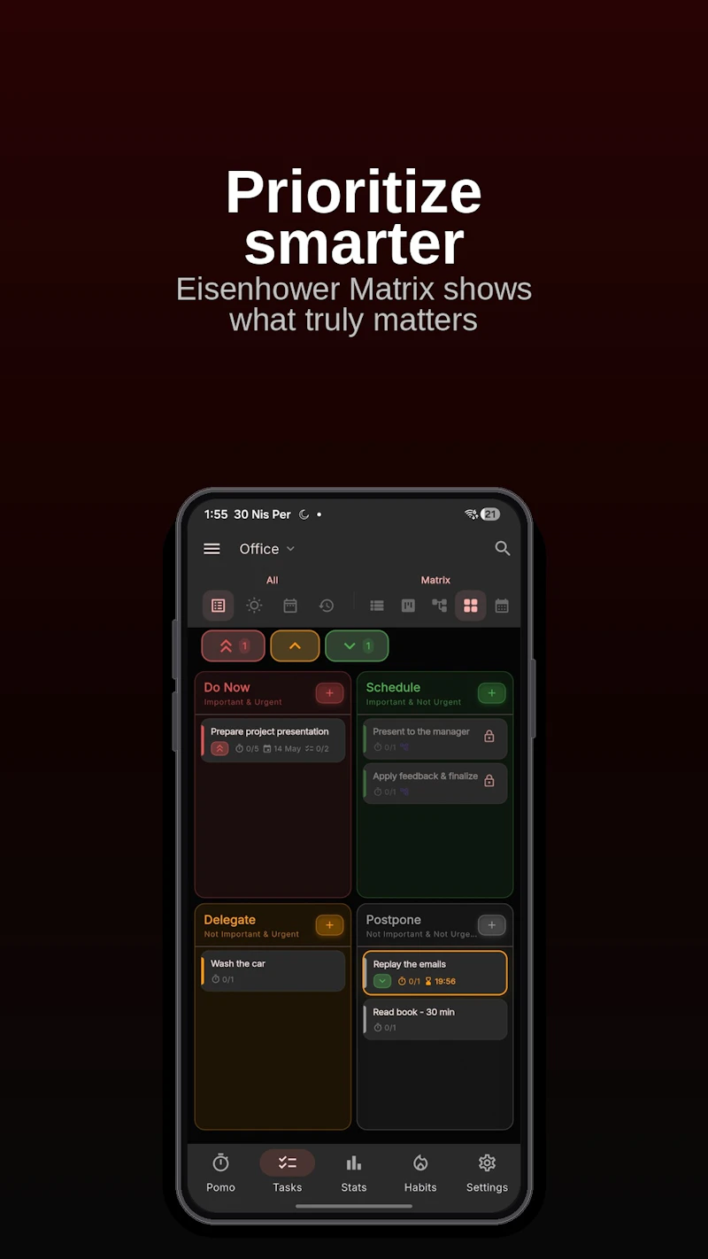 PomoPlan — Pomodoro, Tasks & Habits screenshot 7