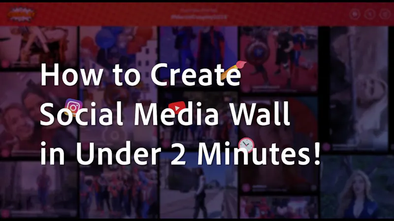 Social Walls by Taggbox screenshot 1 (video preview)