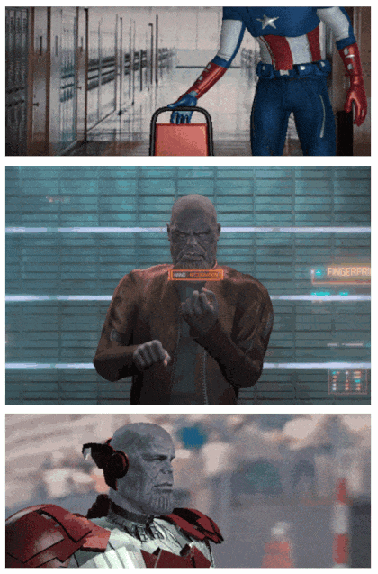 Hóa thân thành siêu anh hùng Marvel chiến đấu chống Thanos