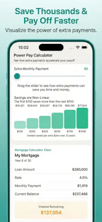 Mortgage Calculator Clear - Made Easy gallery image