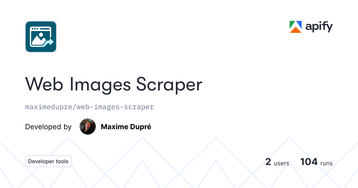 ApifyWeb Images Scraper gallery image