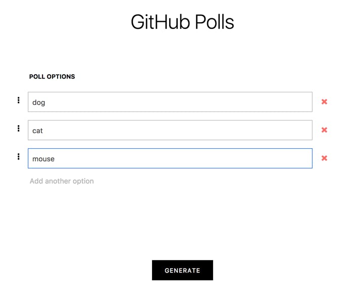 GitHub Polls media 1