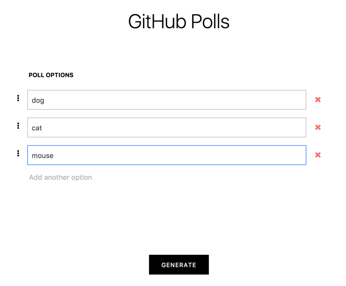 GitHub Polls Image