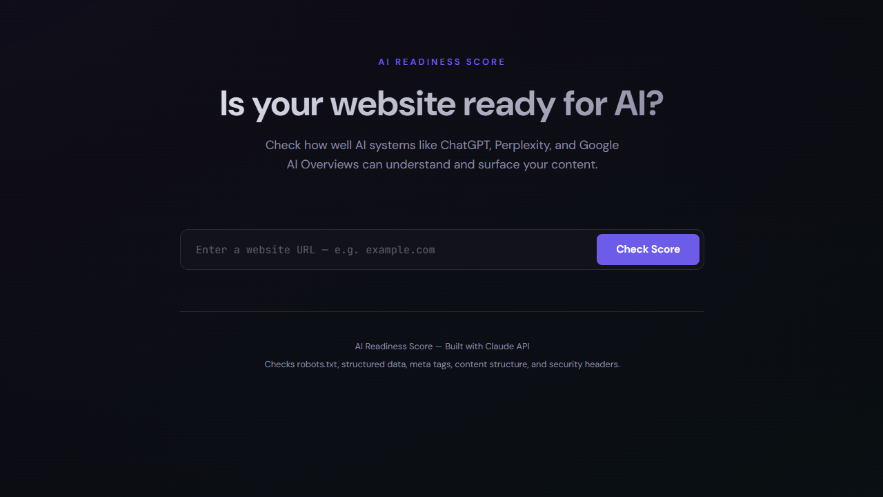 AI Readiness Score gallery image
