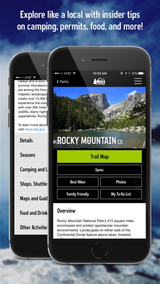 REI - National Parks Guide & Maps app  gallery image