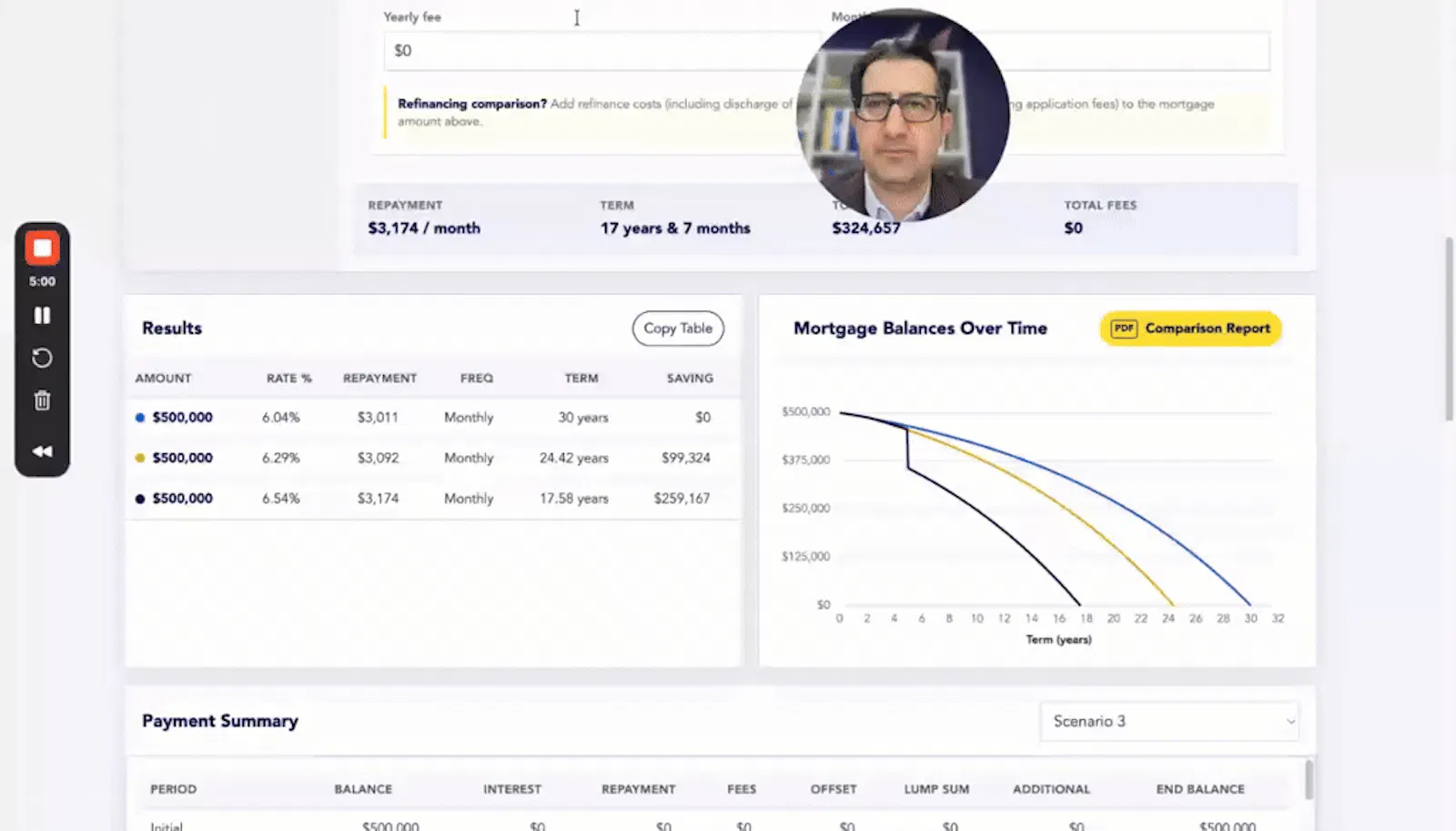 Mortgage Repayment Calculator screenshot 1 (video preview)