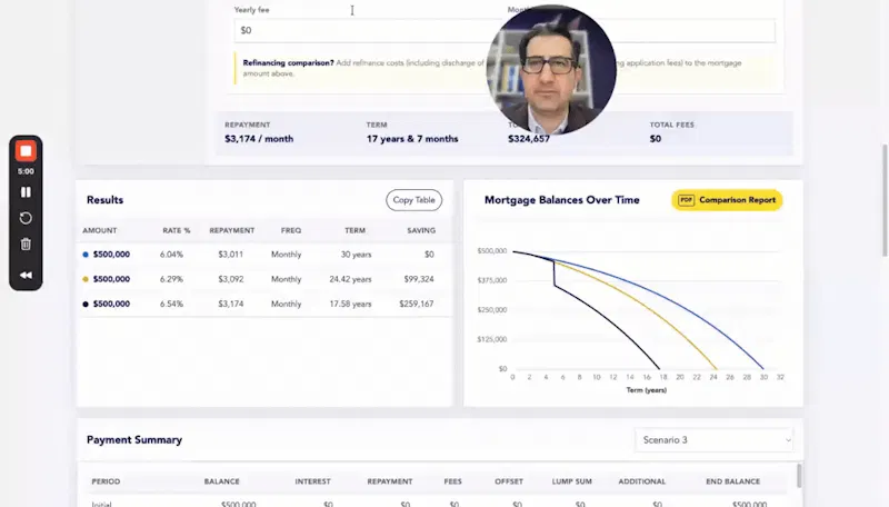Mortgage Repayment Calculator screenshot 1 (video preview)