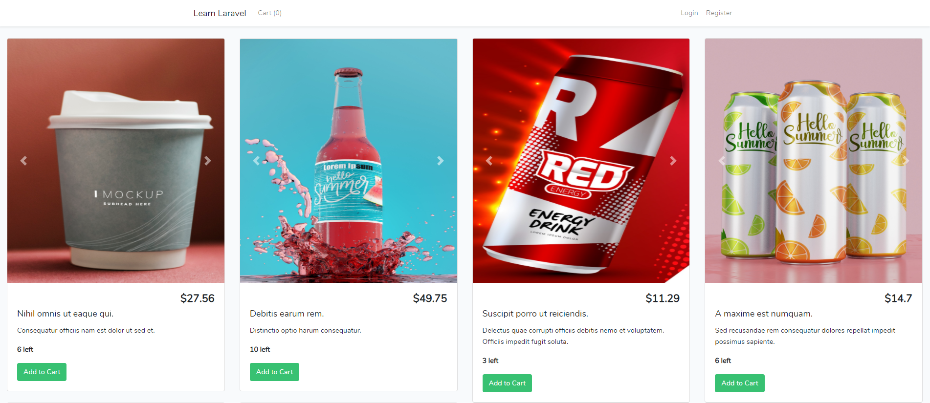 Master Laravel Creating an Online Shop gallery image
