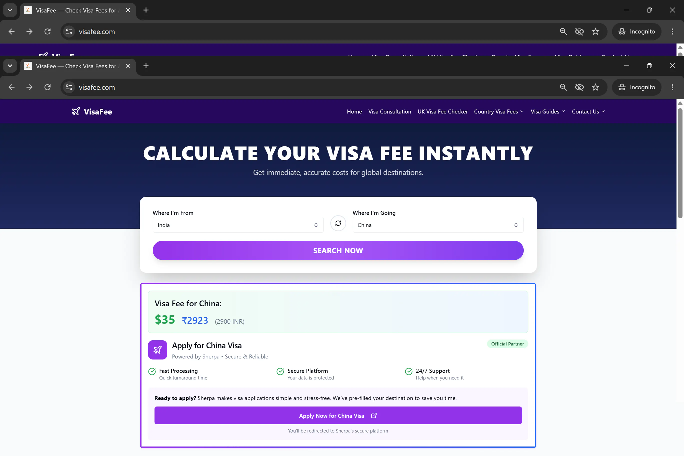 VisaFee gallery image