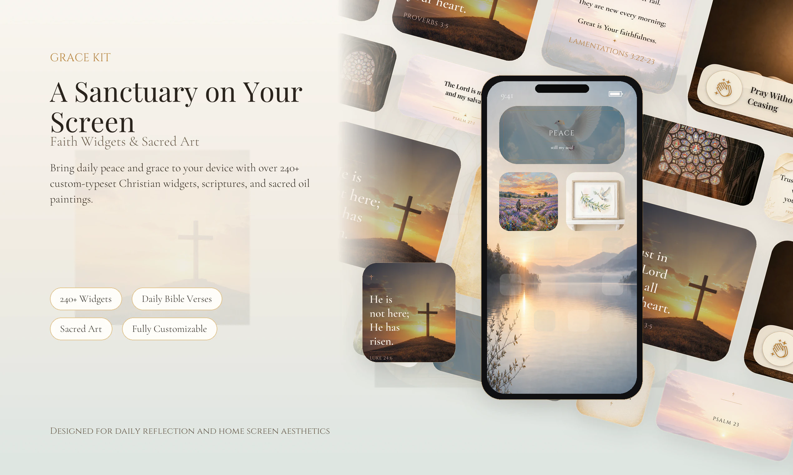 GraceKit - Elegant Christian widgets screenshot 1