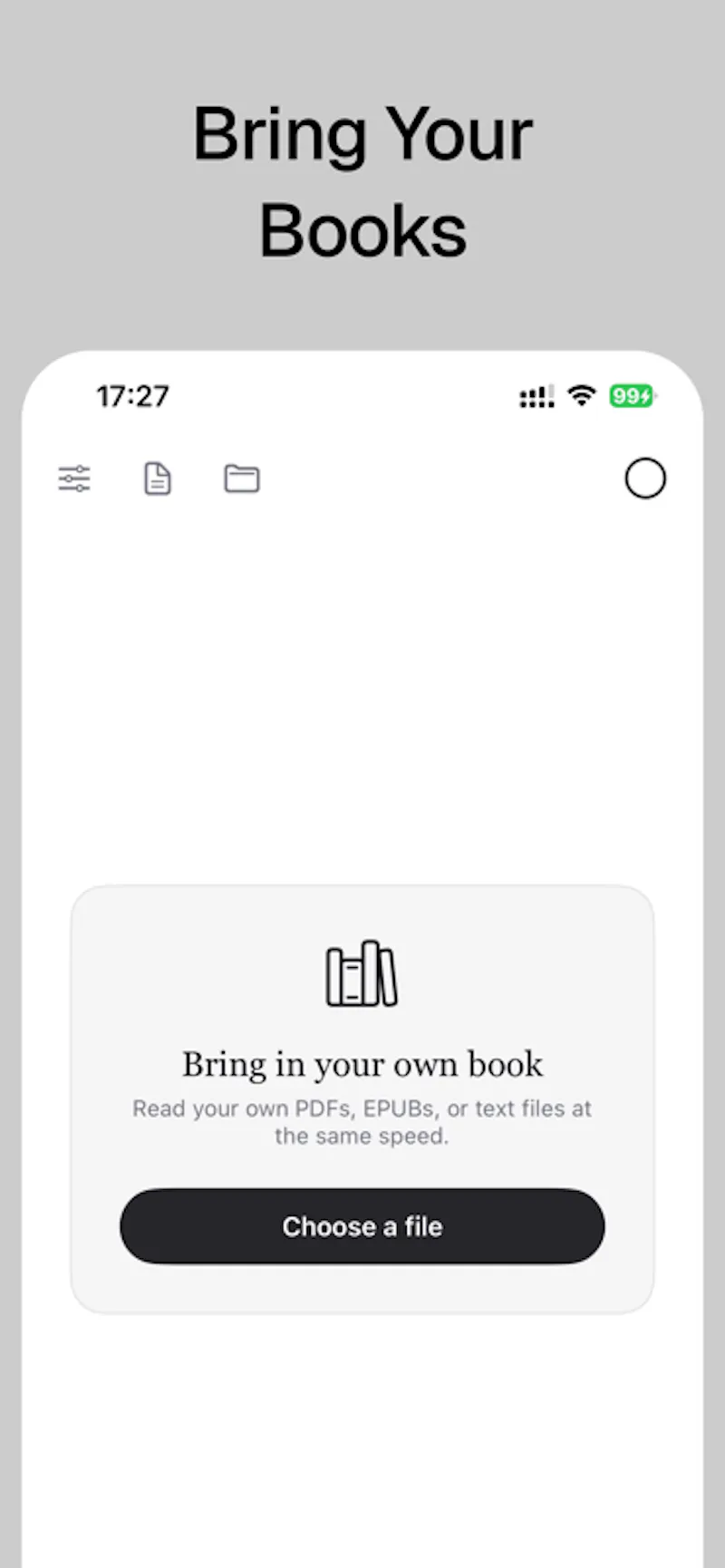 iSpeeedRead screenshot 1