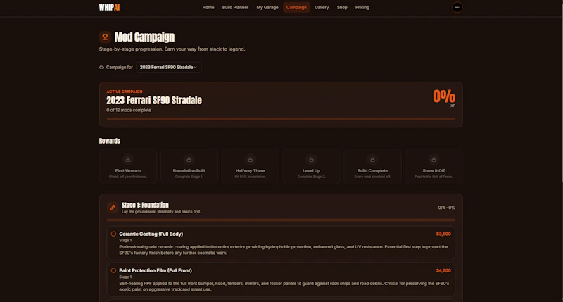 WhipAI - AI Car Mod Planner screenshot 7