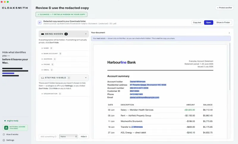 Cloaksmith screenshot 5