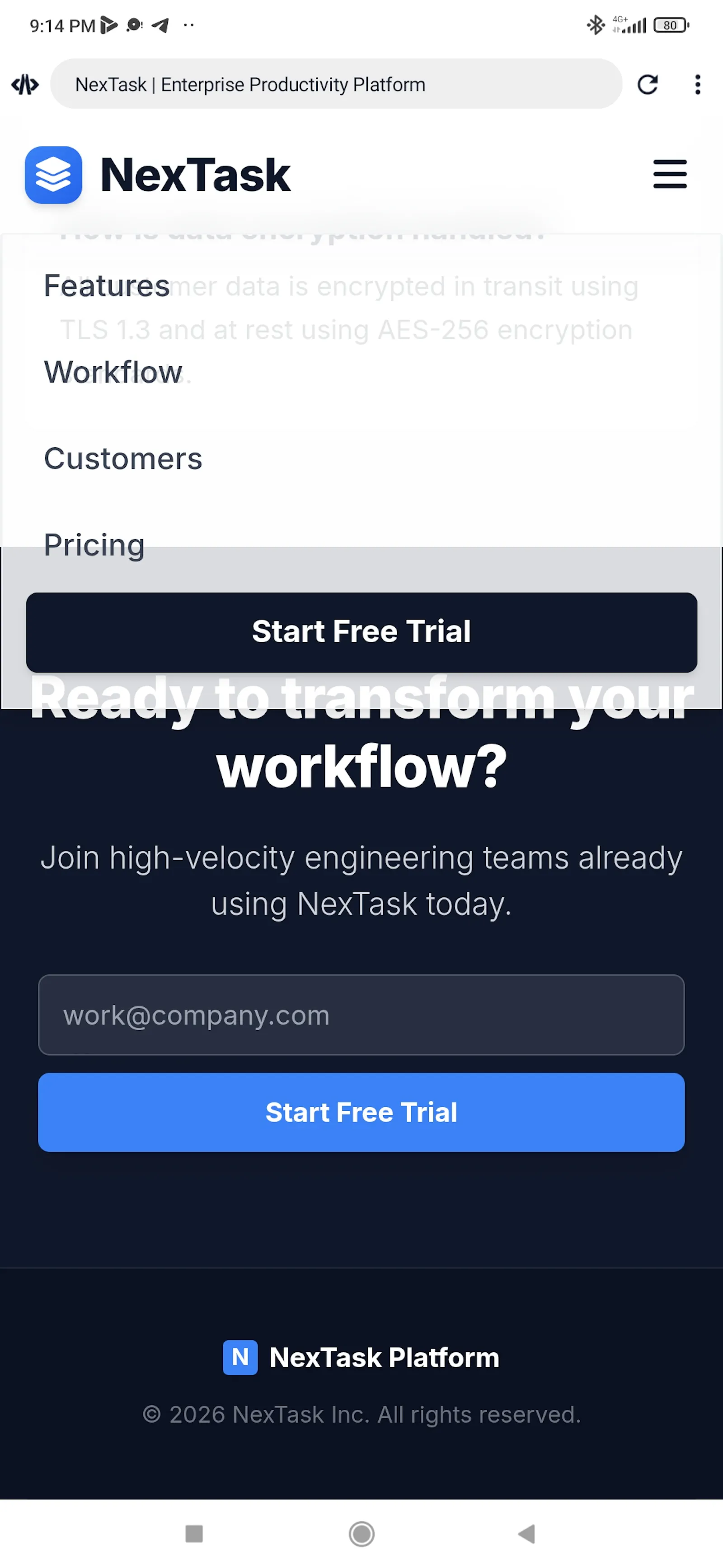 NexTask screenshot 4