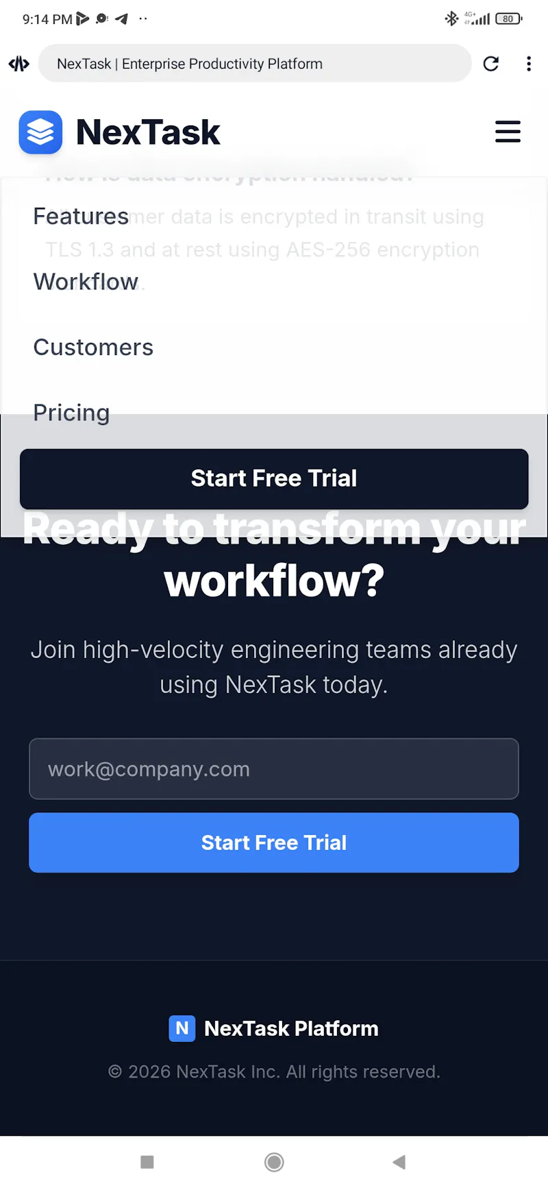 NexTask screenshot 4
