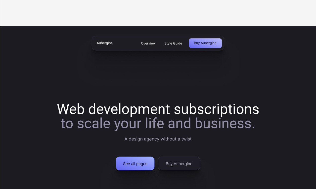 Melanzana - Un fantastico tema dell'agenzia costruita con Astro, Tailwind CSS e MDX media 2