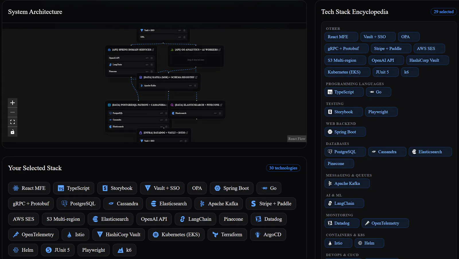 StackGen screenshot 2