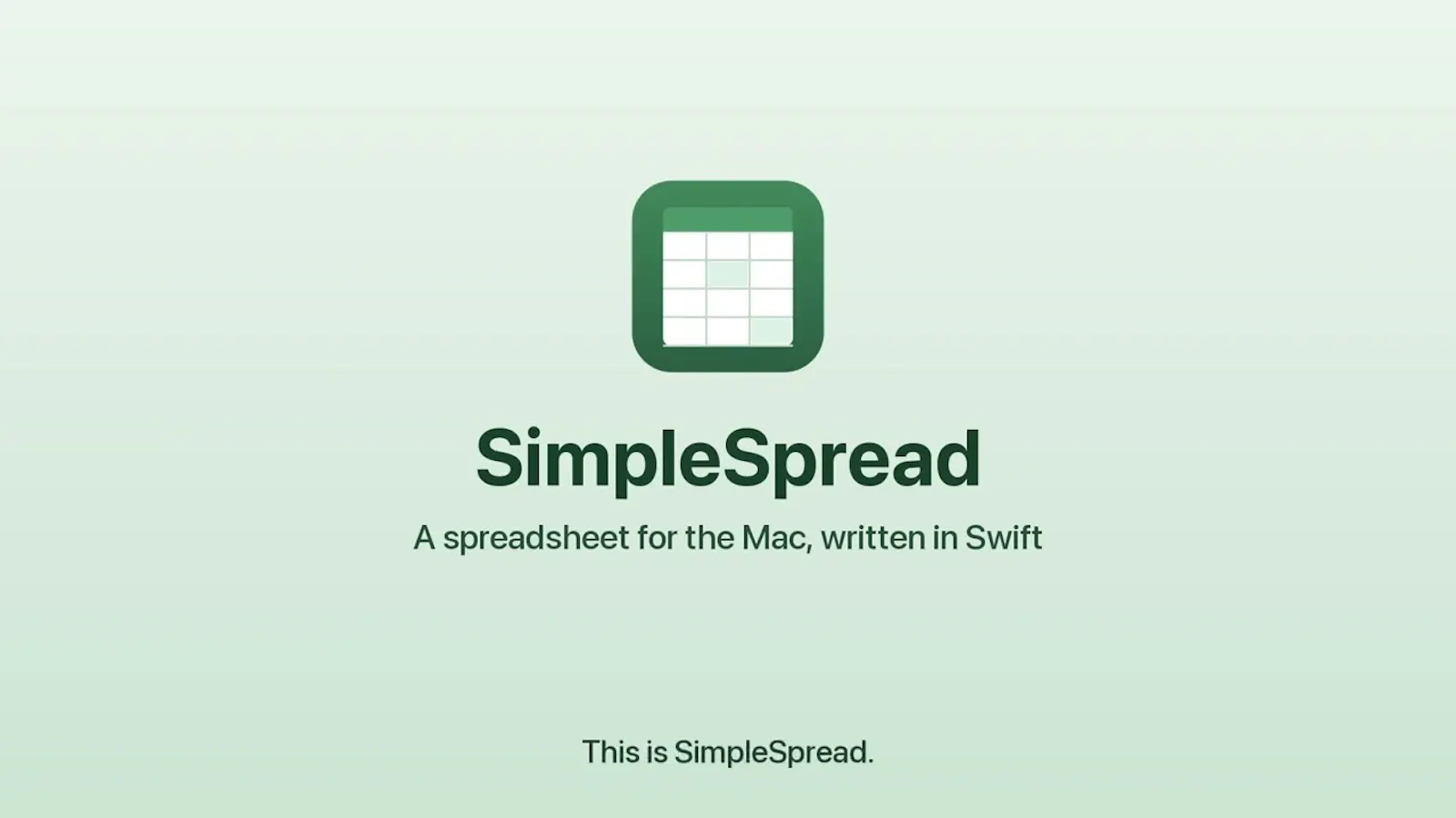 SimpleSpread screenshot 1 (video preview)