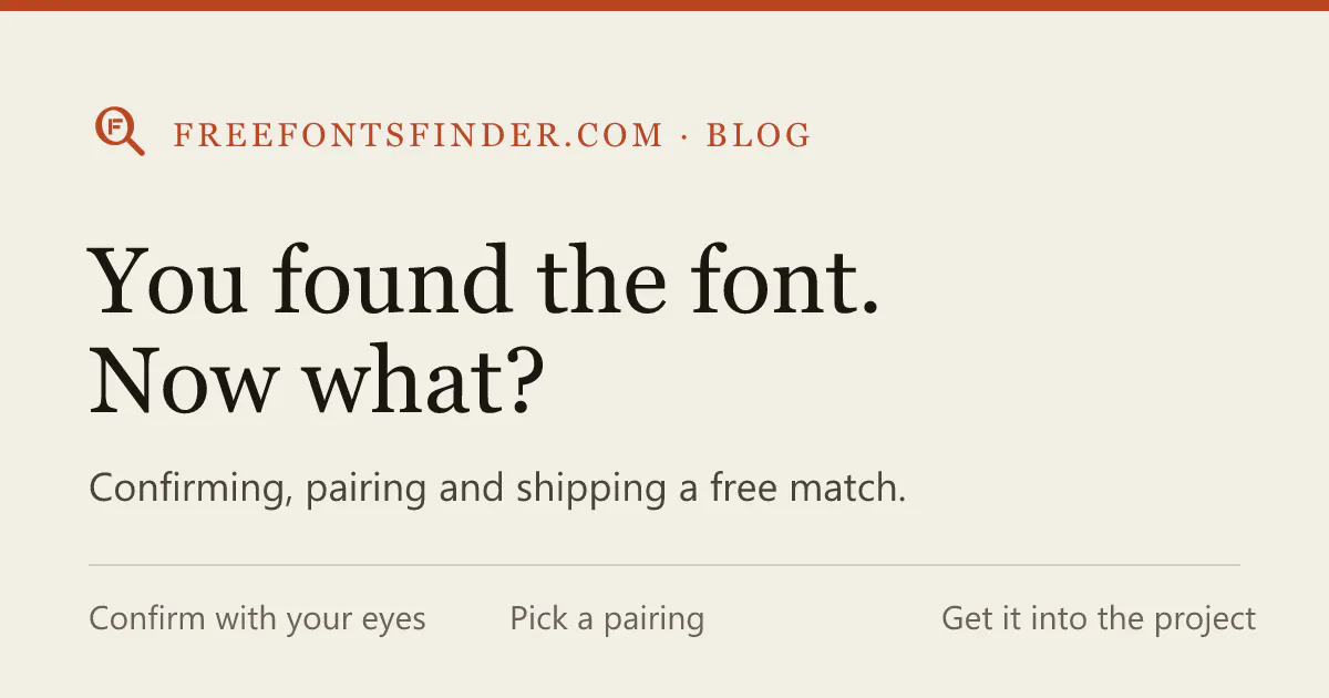Free Font Finder gallery image