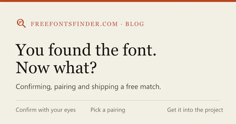 Free Font Finder screenshot 5
