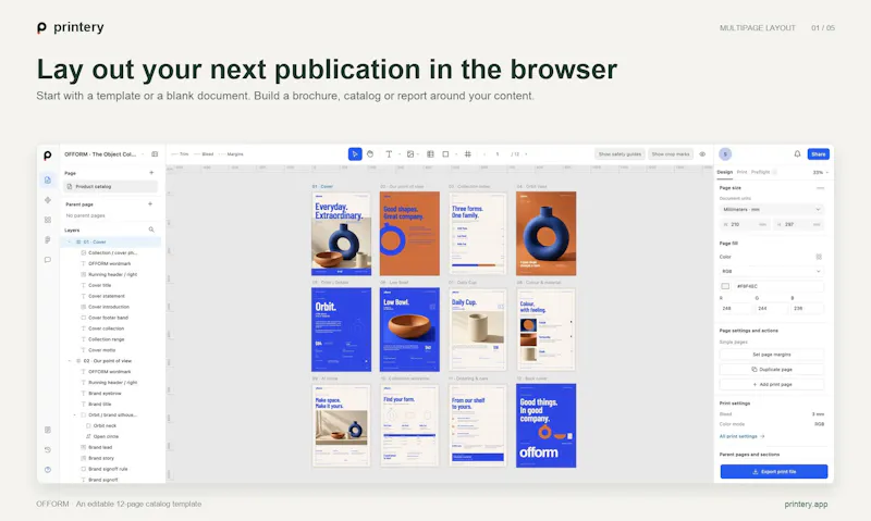 Printery screenshot 1
