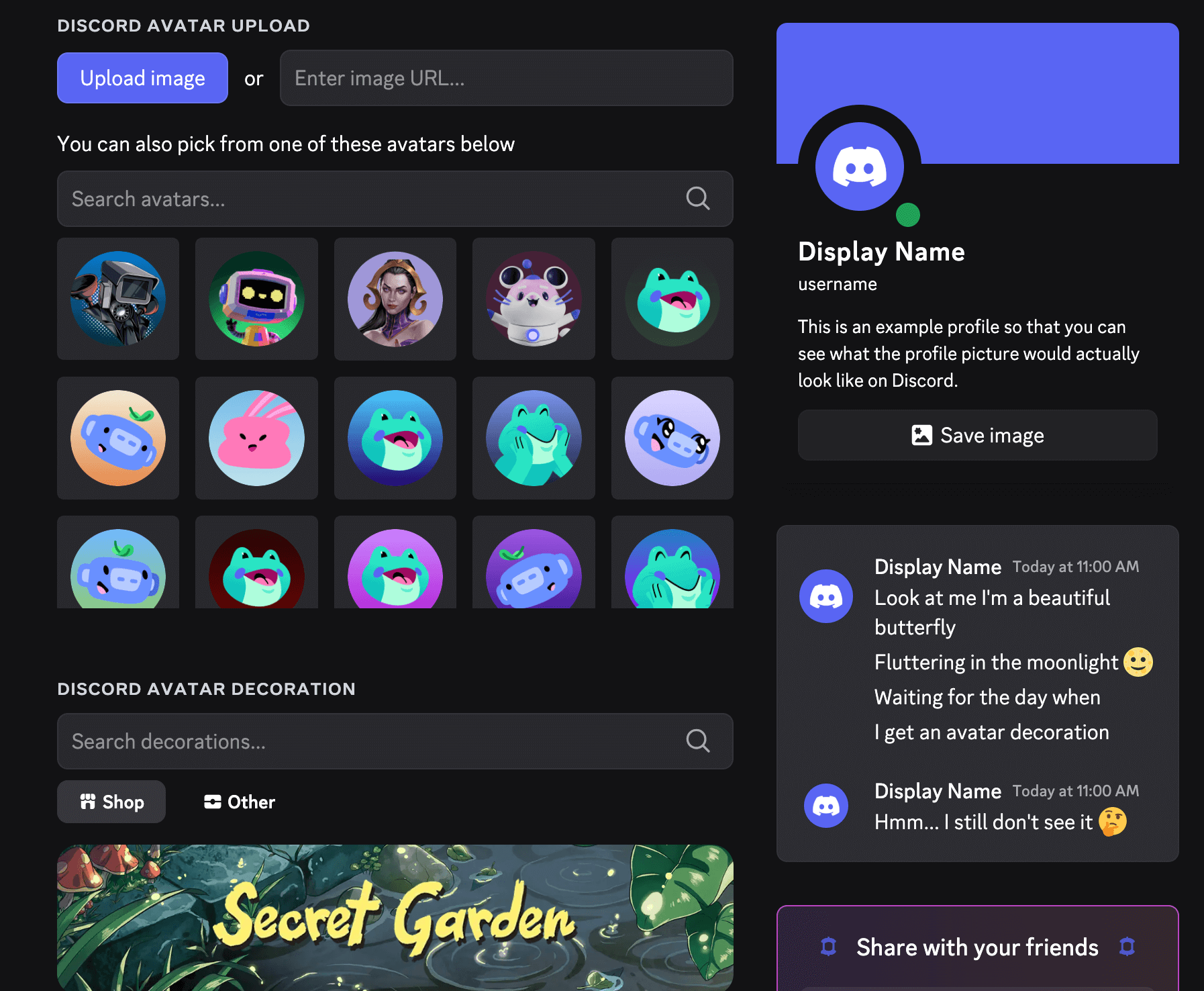 ศิลปะการตกแต่ง Avatar Discord - ใช้การตกแต่งที่ไม่ลงรอยกันฟรีโดยไม่ต้องใช้เงิน media 1