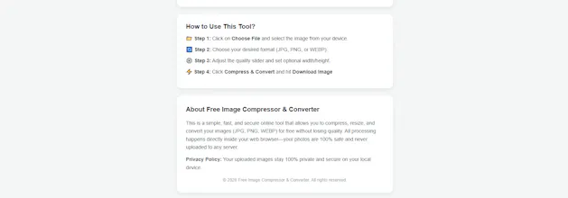Ravi Free Image Compressor & Resizer gallery image