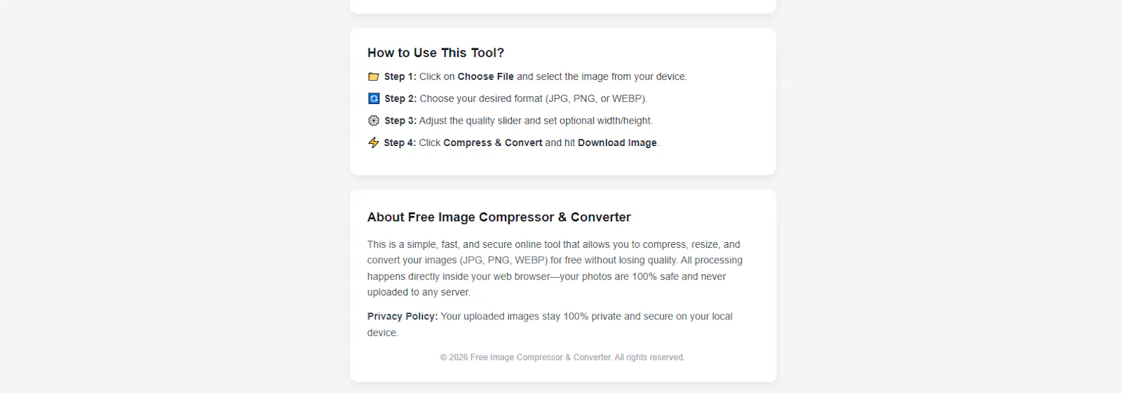 Ravi Free Image Compressor & Resizer screenshot 3