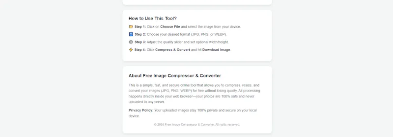 Ravi Free Image Compressor & Resizer screenshot 3