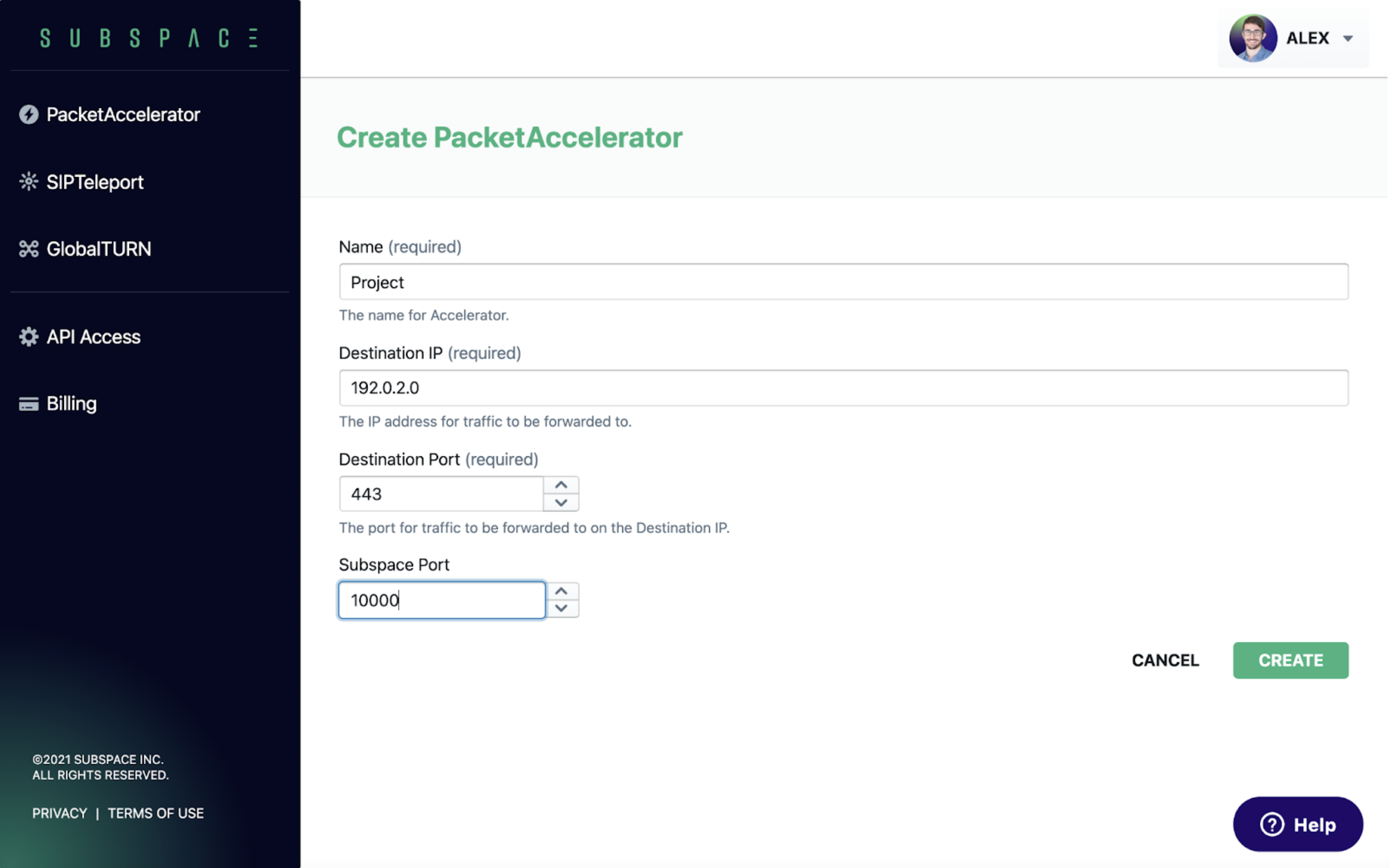 Subspace Network-as-a-Service gallery image