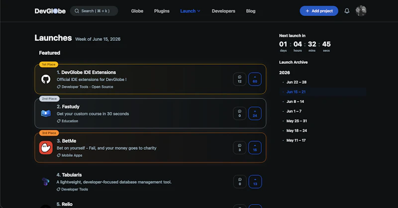 DevGlobe screenshot 3