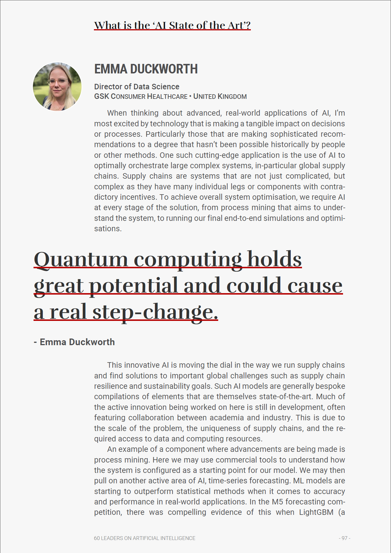 60 LEADERS ON ARTIFICIAL INTELLIGENCE - From Algorithms to Ethics. A holistic view of AI media 18