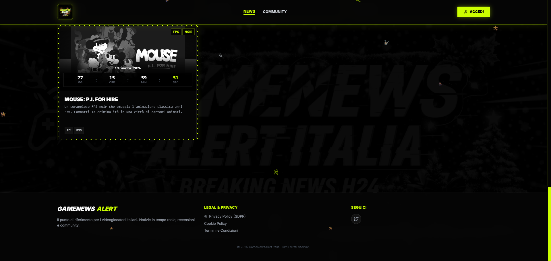 GAMENEWS ALERT gallery image