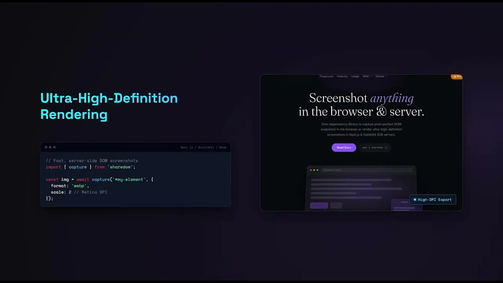 ShareDOM screenshot 1 (video preview)