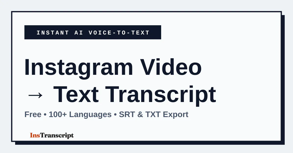 InsTranscript gallery image