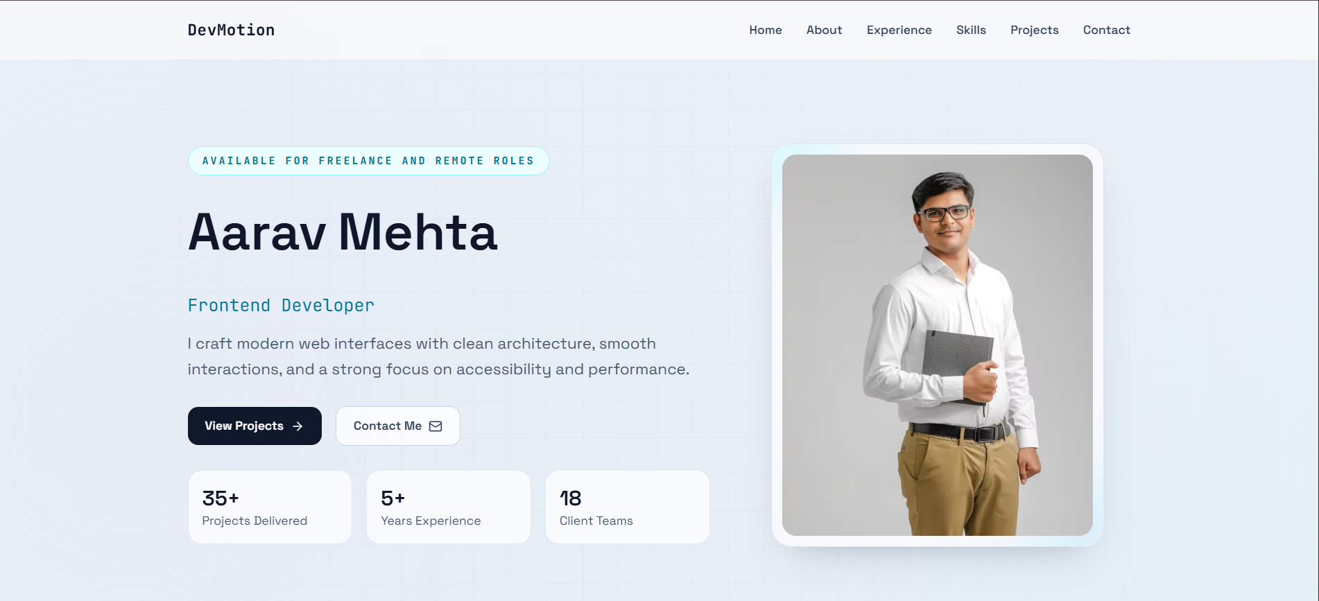 smooth-scroll-reveal-animated-portfolio - Product Hunt launch logo and brand identity