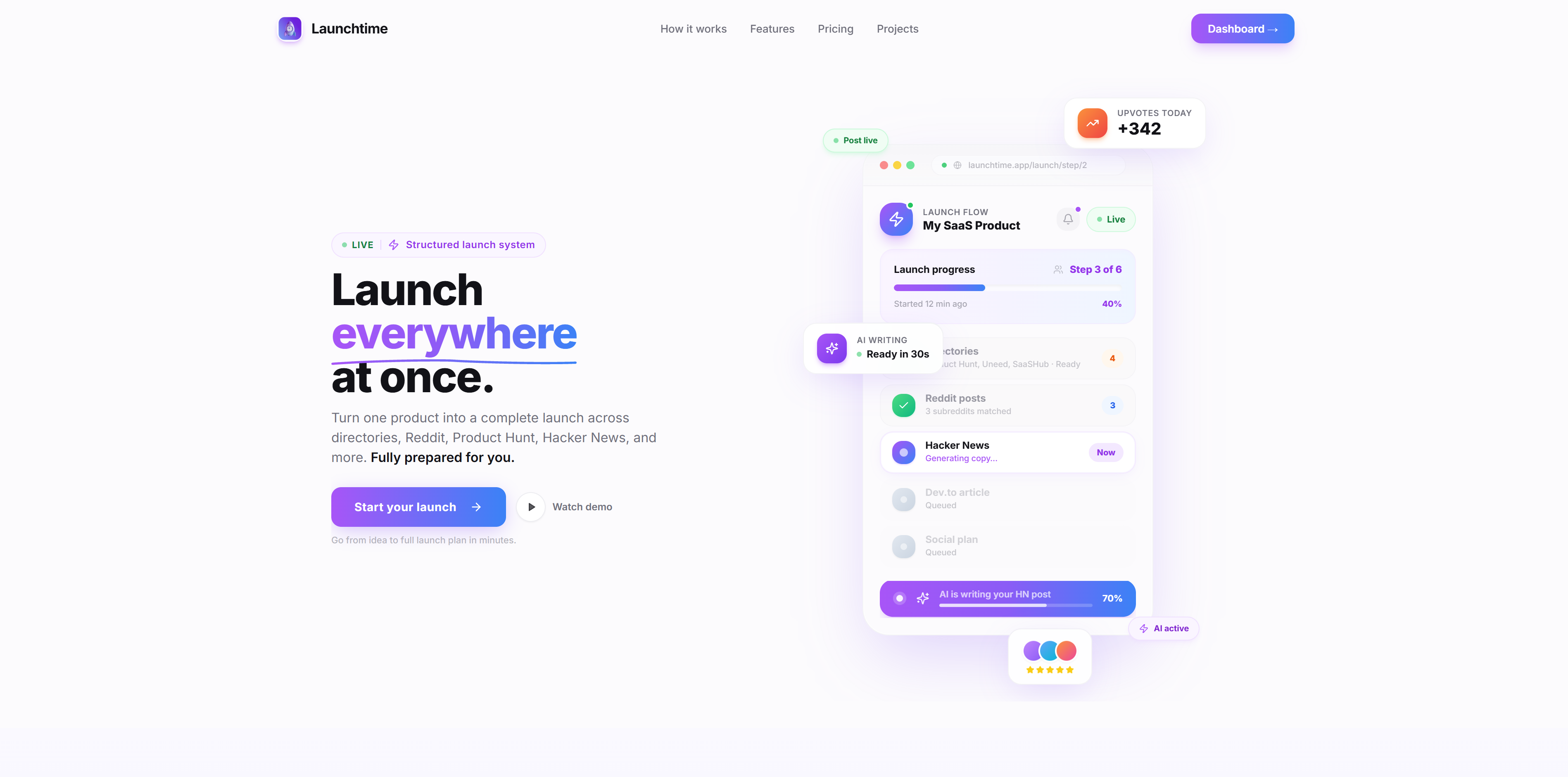 Launchtime gallery image