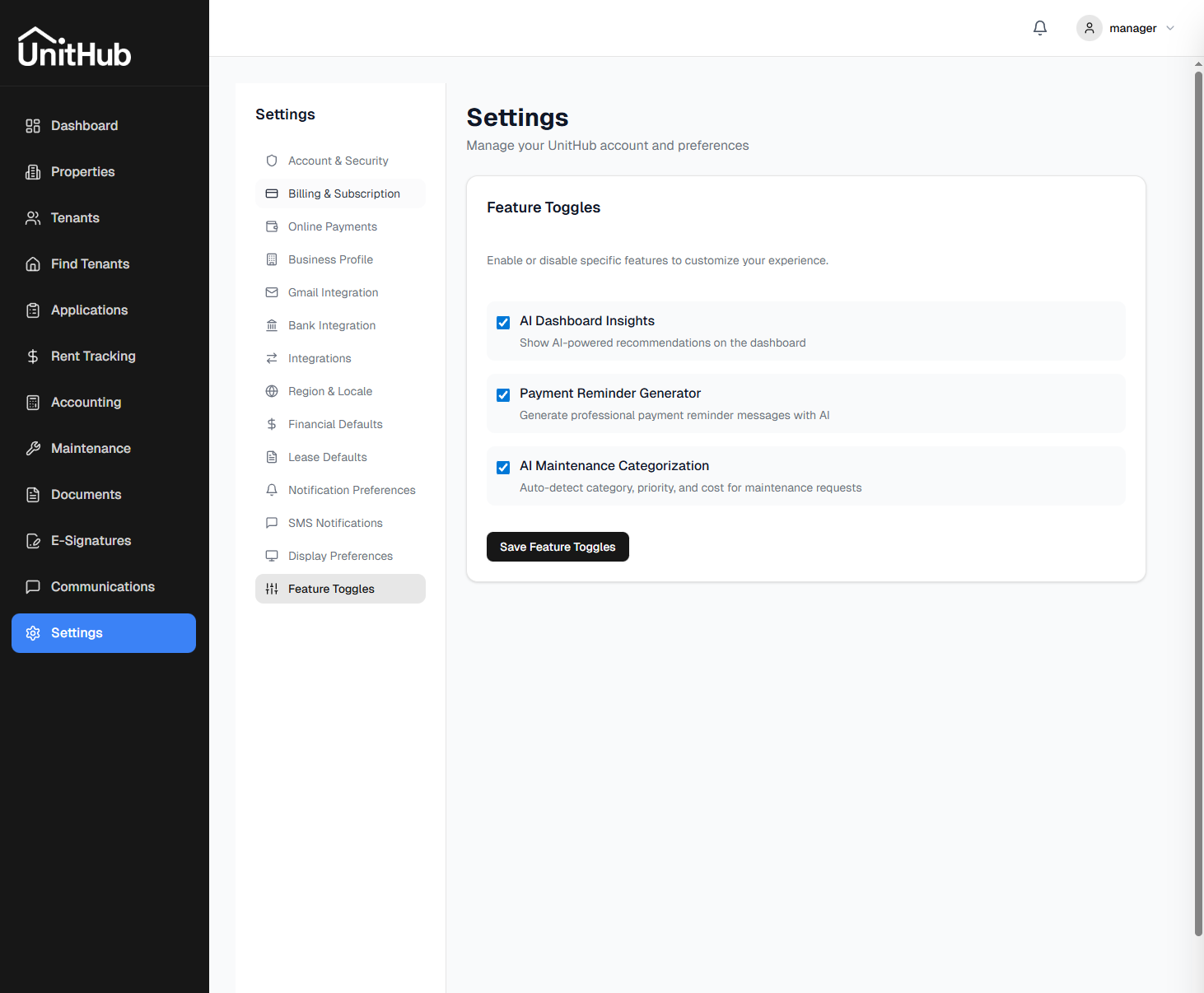 UnitHub - Screenshot 4 showing product features and functionality
