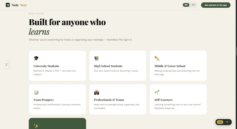 NoteNestAI  screenshot 4