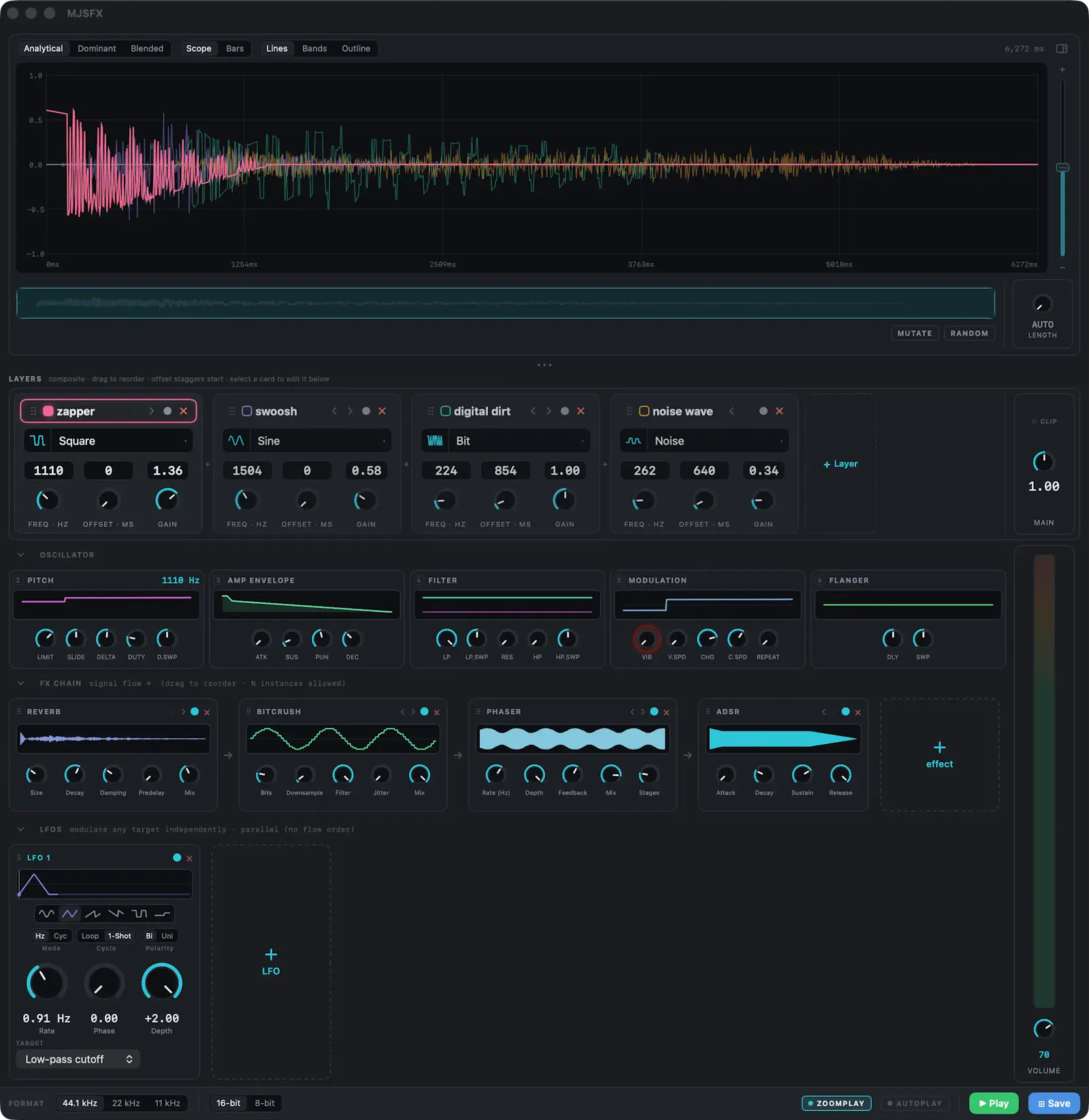 MJSFX screenshot 1
