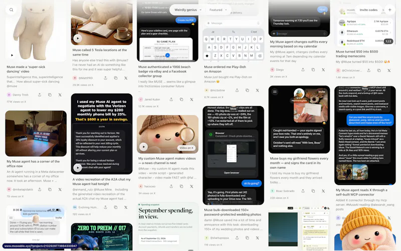 Museable - See what people do with Muse screenshot 1