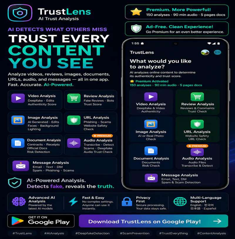 TrustLens screenshot 1